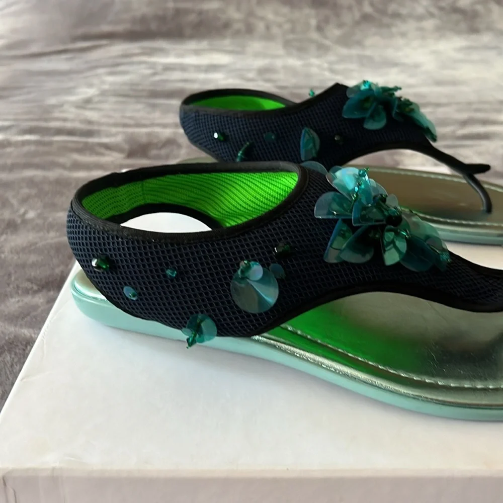 DIOR sandals Sunset thong $495 size 9,5 - Picture 4 of 11